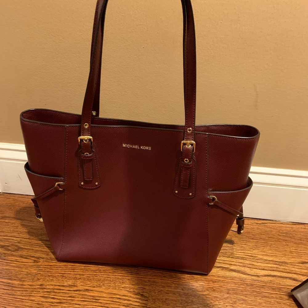 Michael Kors Maroon Handbag